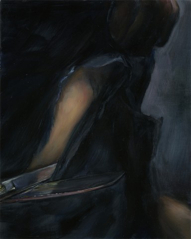 Cut Piece No. 1, 2006, oil on linen, 10 x 8 inches