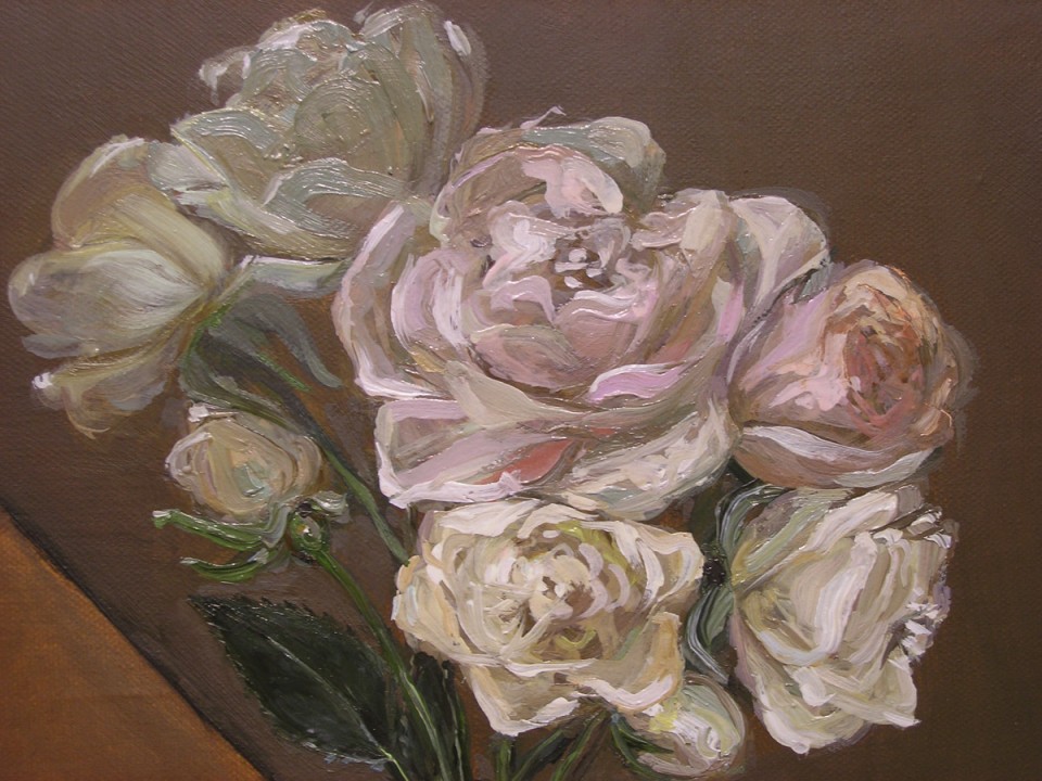 Close Up White Roses, Jen Mazza, 2010